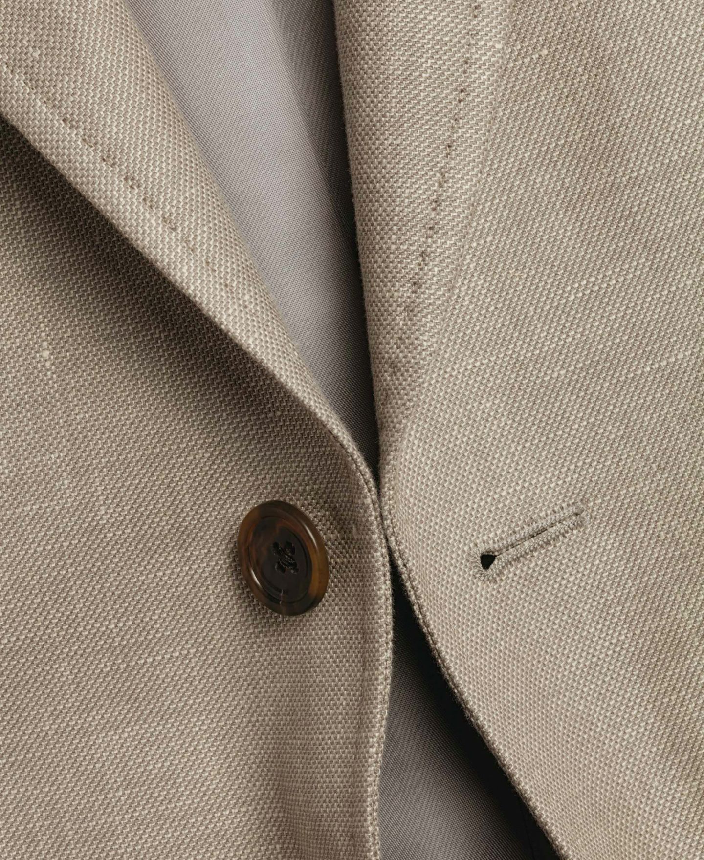 Мужской пиджак Charles Tyrwhitt Slim-Fit Blazer, цвет: Limestone — фото 5