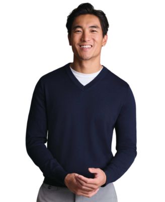 Men's V-Neck Regular-Fit Sweater
