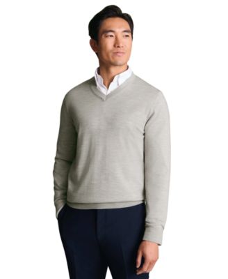 Men's V-Neck Regular-Fit Sweater