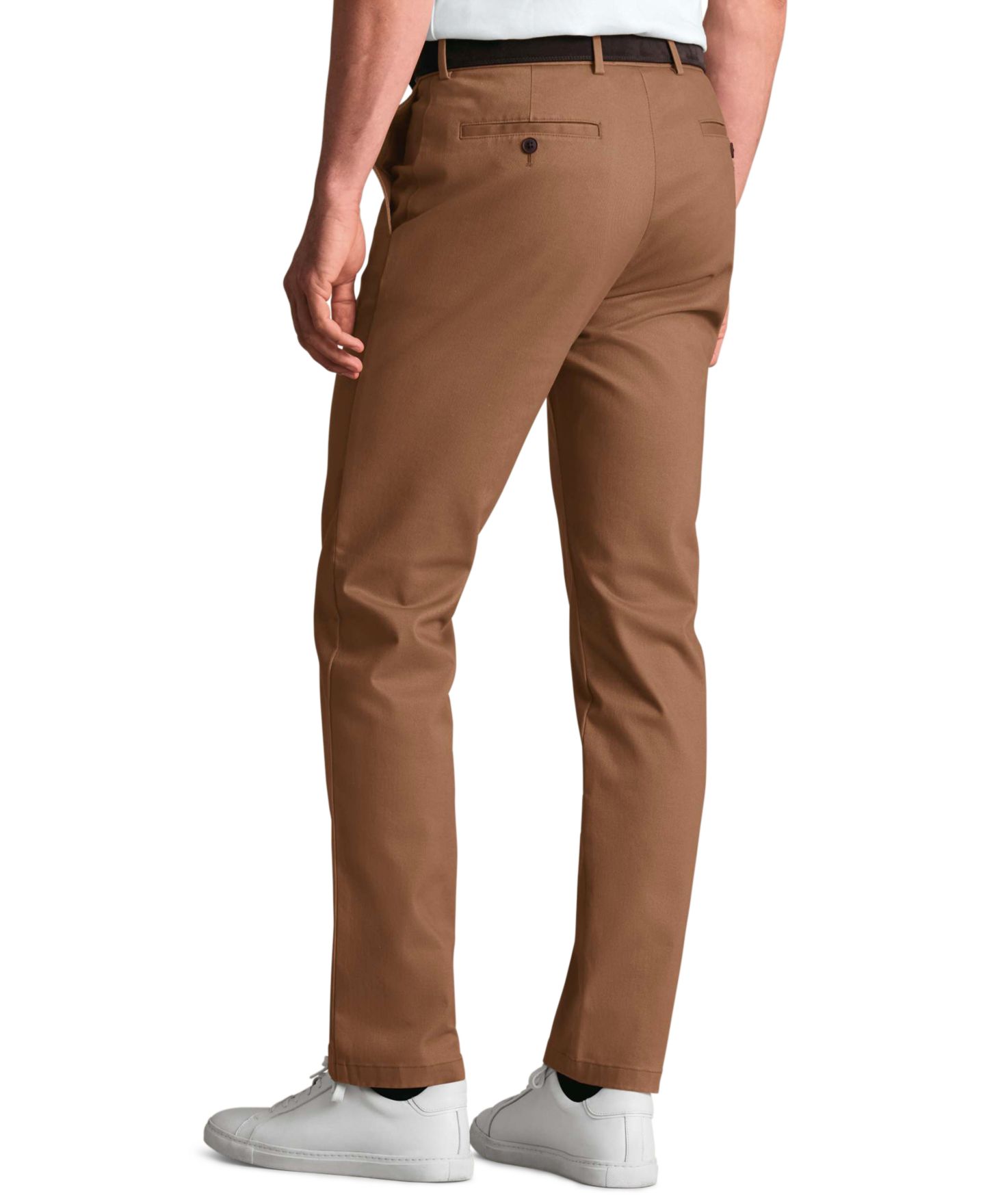 Мужские брюки Charles Tyrwhitt Toffee Slim-Fit Ultimate Chino, цвет: Верблюжий — фото 3