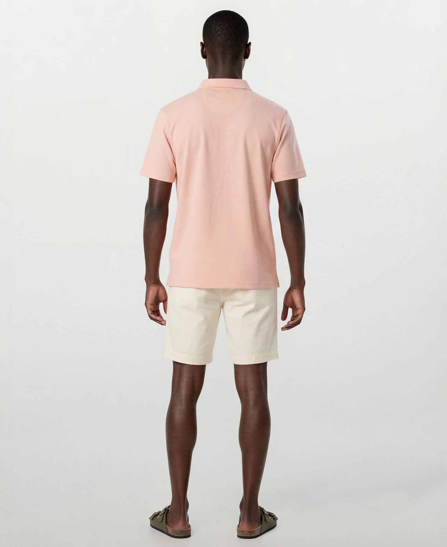 Мужские шорты Vintage 1946 Flat Front Regular-Fit, цвет: Экрю белый — фото 3