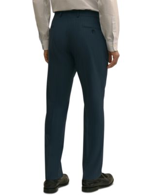 Brooks Brothers Men's Pinstripe Classic-Fit Suit Trousers