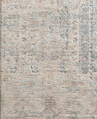 Pandora PAN-02 Ivory/Mist 2'6" x 12' Runner Area Rug