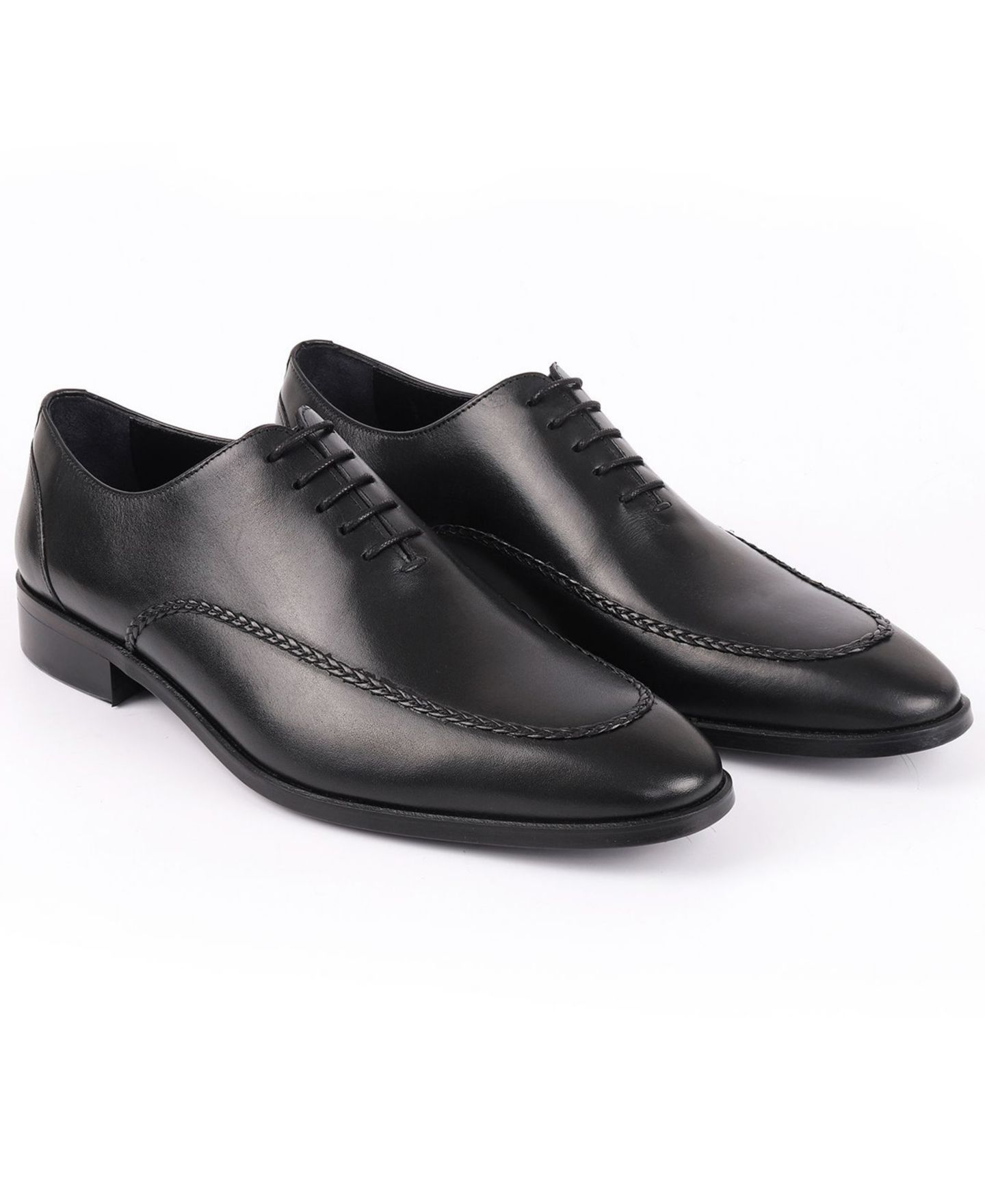 Обувь VELLAPAIS Men's Frisco Oxford Dress Shoes, цвет: Чёрный — фото 5