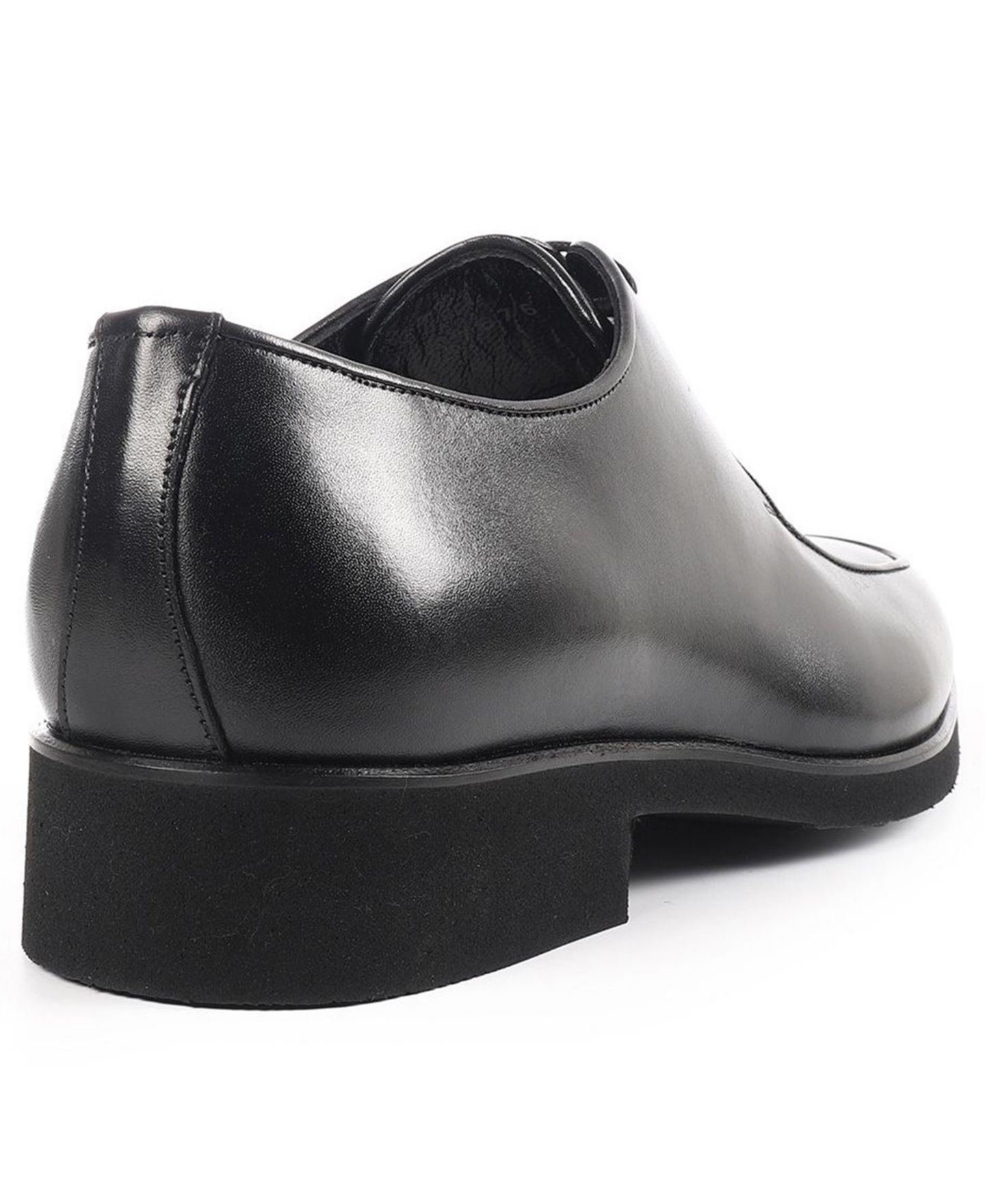 Мужские туфли VELLAPAIS Classic Leather Derby, цвет: Чёрный — фото 6