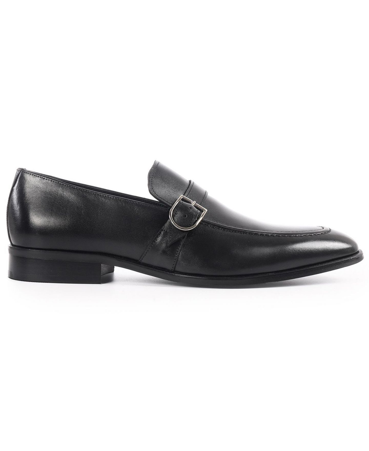 Мужские туфли VELLAPAIS Classic Monk Strap, цвет: Чёрный — фото 2