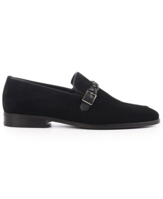 Men's Knitted Strap Single Monk Loafers