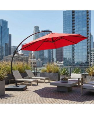 Luxury Cantilever Patio Umbrella - Durable, Wind-Resistant & Adjustable for Outdoor Relaxation