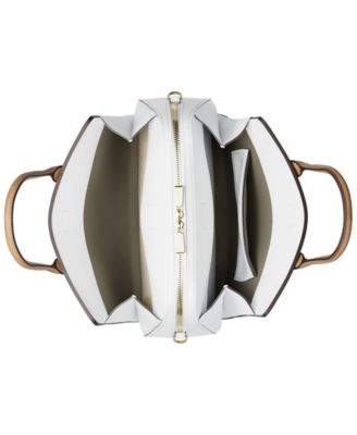 Laila Small Color-Block Leather Satchel