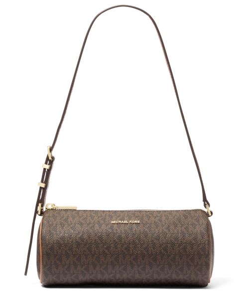 Женская сумка Michael Kors Izzy Small Barrel Pouchette, цвет: Коричневый