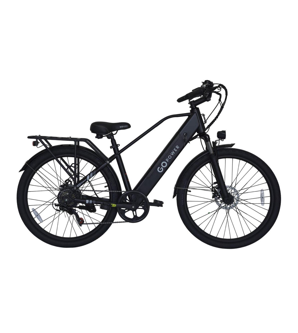 GoPowerBike GoScout Folding Electric Bike 20mph Max Speed & 500W Motor | Gray