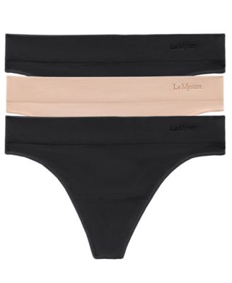 Women’s Seamless Comfort Low-Rise Thong, 3-Pack