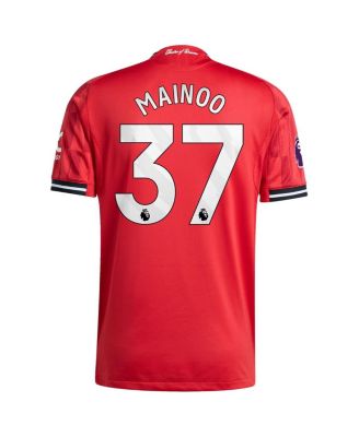 Men's Kobbie Mainoo Red Manchester United Home 2025/26 Authentic Player Jersey