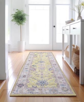 Hatay Washable HY7 2'3"x7'6" Runner Area Rug