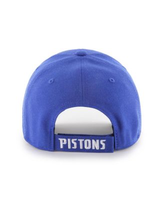 Men's Blue Detroit Pistons MVP Clean Up Adjustable Hat