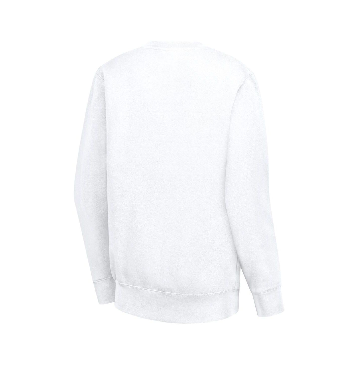 Женская толстовка G-III 4Her by Carl Banks White Los Angeles Kings Team Logo Tri-Blend Fleece Pullover — фото 2
