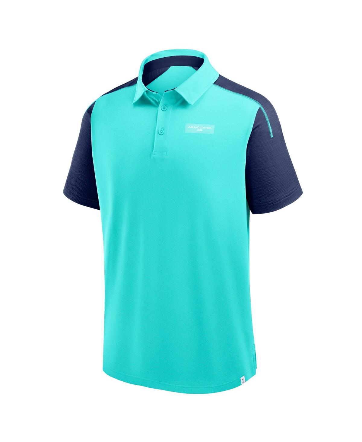 Fanatics Men's Aqua Milano Cortina 2026 Winter Defender Polo Shirt