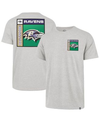 Men's Gray Baltimore Ravens Chrome Plate Franklin T-Shirt