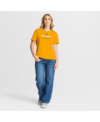 Women's Gold Boston Bruins Authentic Pro Primary T-Shirt