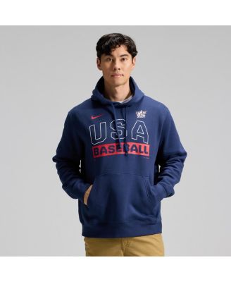 Men's Navy USA Baseball 2026 World Baseball Classic Club Hoodie