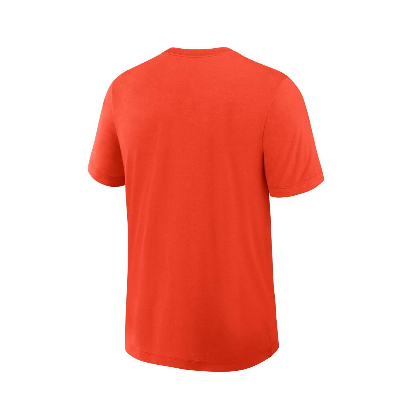 Мужская футболка Nike Orange New York Mets Authentic Collection Early Work Tri-Blend Dri-FIT — фото 2