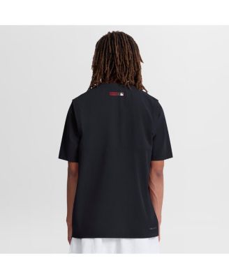 Men's Navy Cleveland Guardians Authentic Collection Dri-FIT Quarter-Zip Windshirt