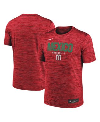Men's Red Mexico Baseball 2026 World Baseball Classic Velocity Dri-FIT T-Shirt