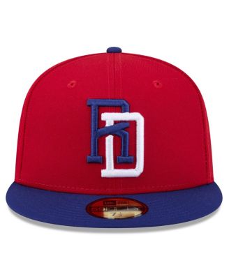 Men's Red/Blue Dominican Republic Baseball 2026 World Baseball Classic 59FIFTY Fitted Hat