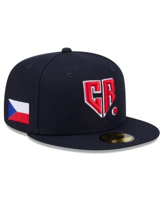 Men's Navy Czech Republic Baseball 2026 World Baseball Classic 59FIFTY Fitted Hat