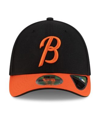 Men's Black/Orange Baltimore Orioles Player Replica 39THIRTY Flex Hat