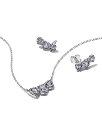 Halo Heart Trio Jewelry Gift Set