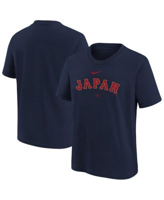 Big Boys and Girls Navy Japan Baseball 2026 World Baseball Classic Country T-Shirt