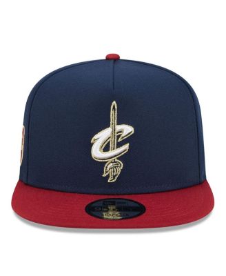 Men's Navy/Wine Cleveland Cavaliers 2025/26 Classic Edition Jersey Hook A-Frame 9FIFTY Snapback Hat