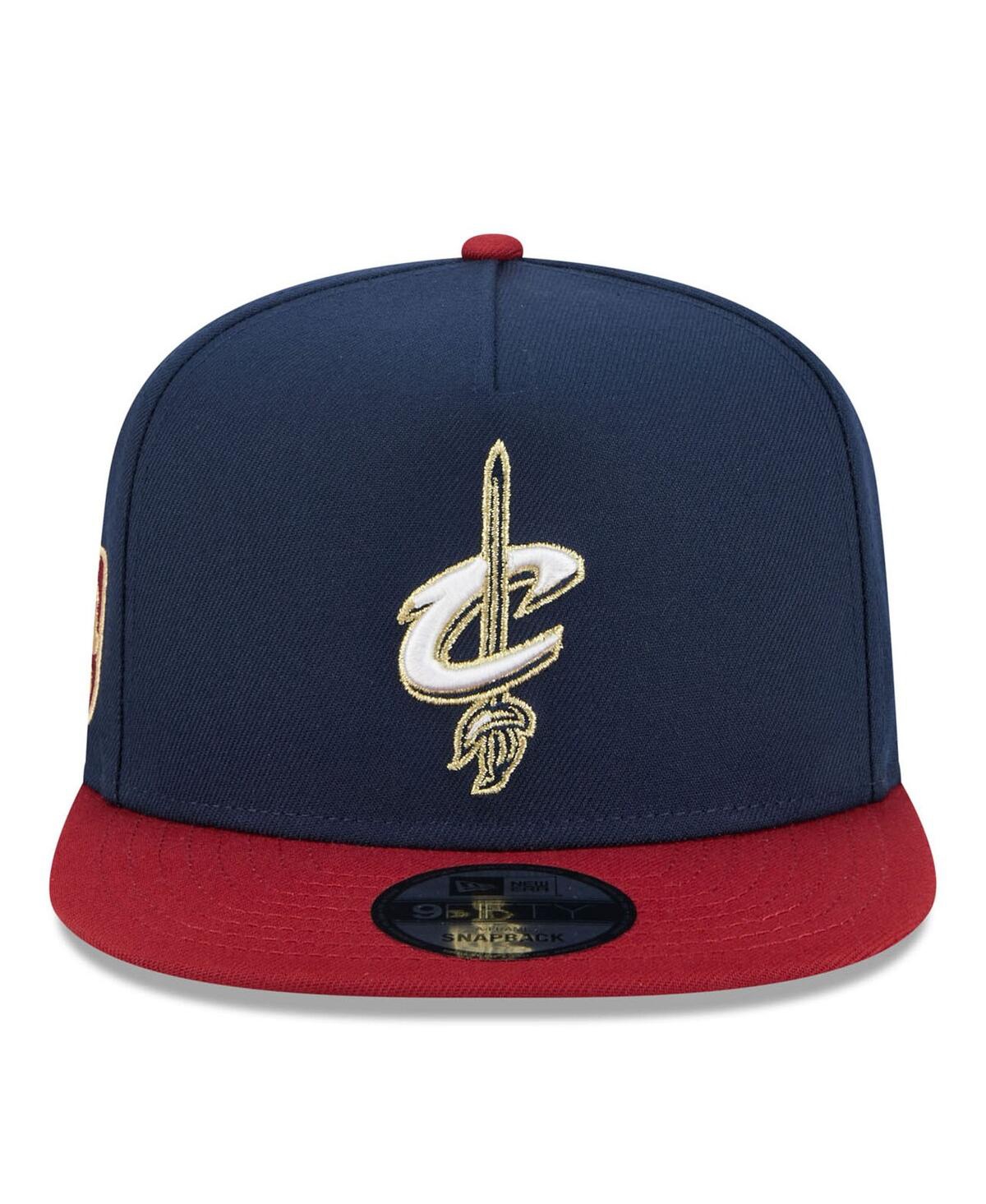 New Era Men's Navy/Wine Cleveland Cavaliers 2025/26 Classic Edition Jersey Hook A-Frame 9FIFTY Snapback Hat