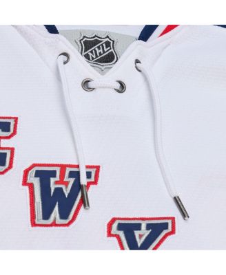 Men's Henrik Lundqvist White New York Rangers 2014 NHL Stadium Series Power Play Jersey