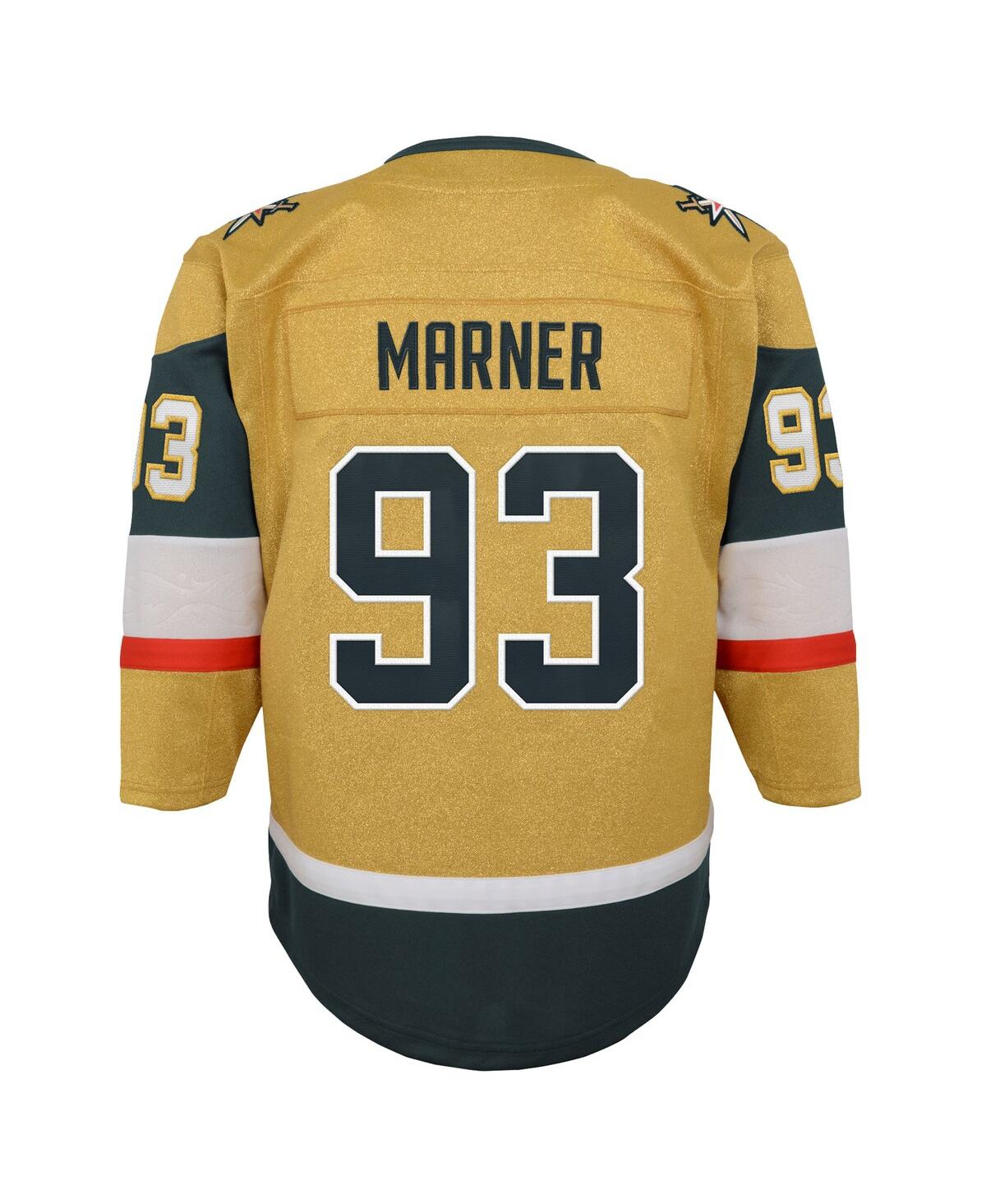 Outerstuff Big Boys and Girls Mitch Marner Gold Vegas Golden Knights Premier Player Jersey