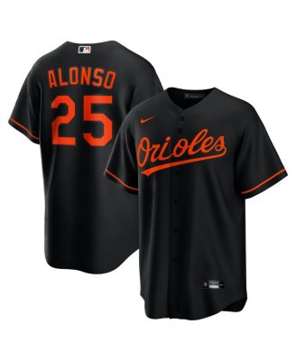 Men's Pete Alonso Black Baltimore Orioles Alternate Replica Jersey