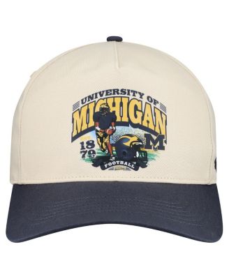 Men's Natural Michigan Wolverines Unstructured Hitch Hat