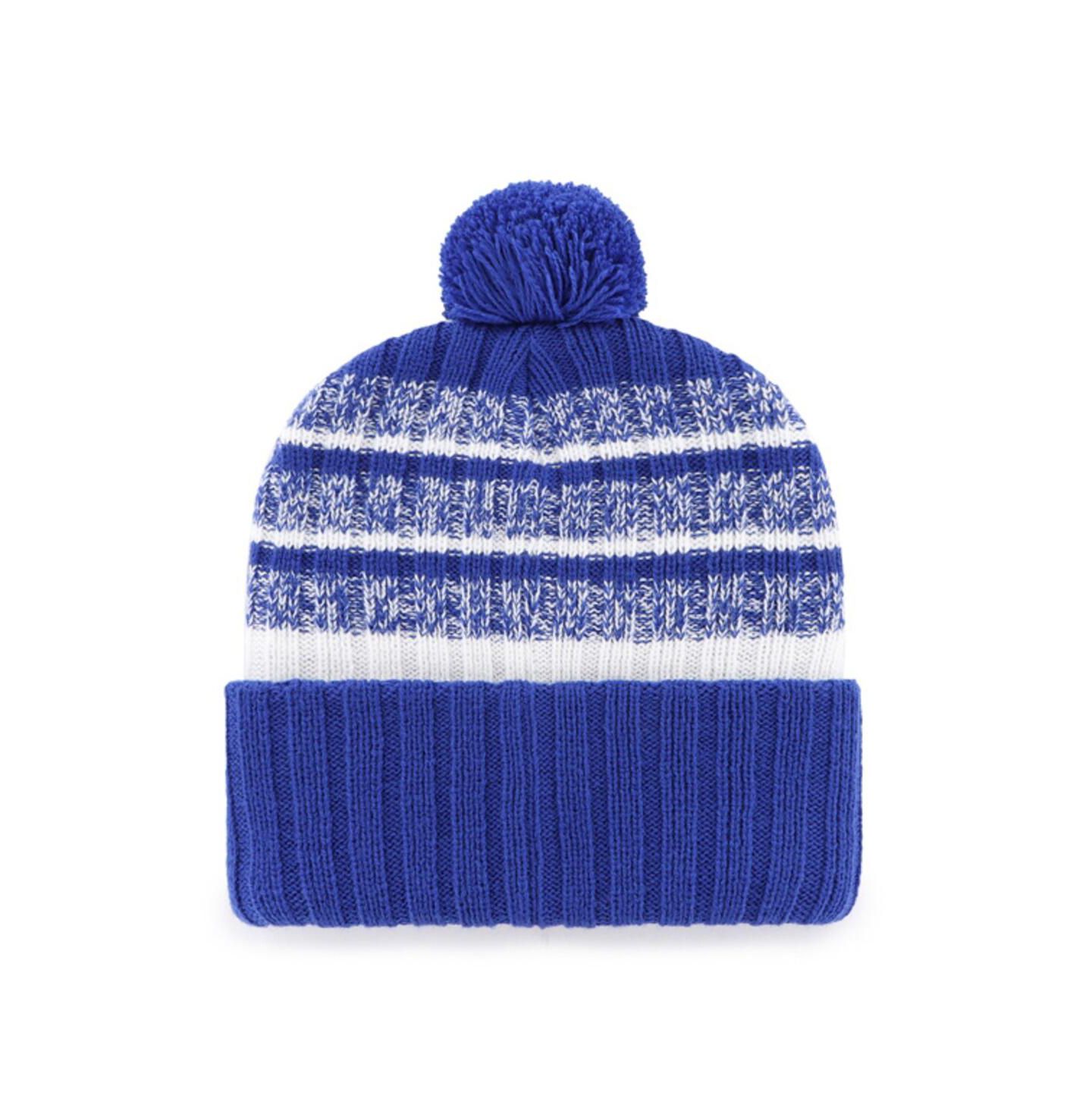 Мужская шапка '47 Brand Royal Denver Broncos Tavern Cuffed Knit Hat with Pom — фото 2