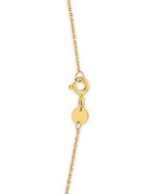 Polished Smile Necklace in 10k Gold