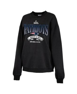 Women's Black New England Patriots Super Bowl LX Fleece Sweatshirt