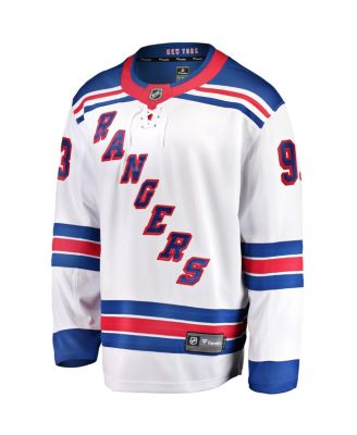 Men's Mika Zibanejad White New York Rangers Away Premier Breakaway Player Jersey