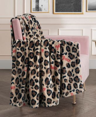 Printed Plush Oversized Throw, 60" x 70"