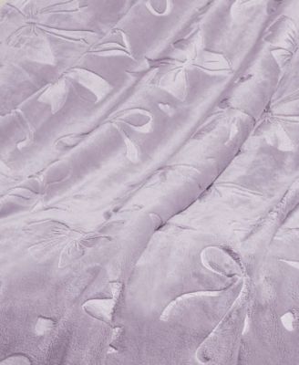 Embossed Plush Oversized Throw, 60" x 70"