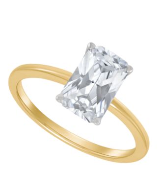 IGI Certified Lab Grown Diamond Solitaire Engagement Ring (2 ct. t.w.) in 14k White Gold or 14k Two Tone Gold