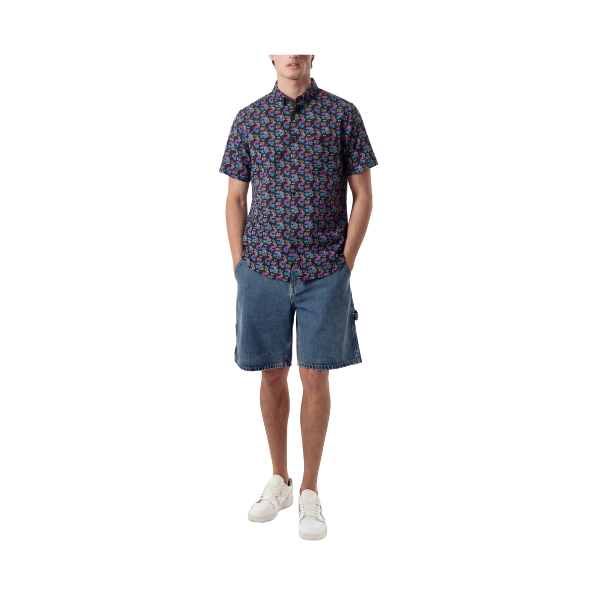 WeSC Men's Geo Palm Shirt
