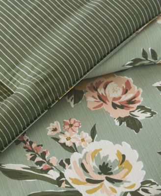 Salara Vintage Floral 7-Pc. Comforter Set, Queen