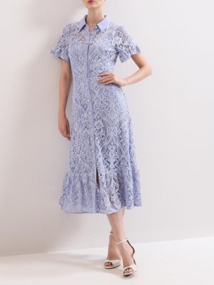 Women's Carmine Lace Dress