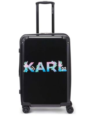 Flowers Medium Upright Suitcase