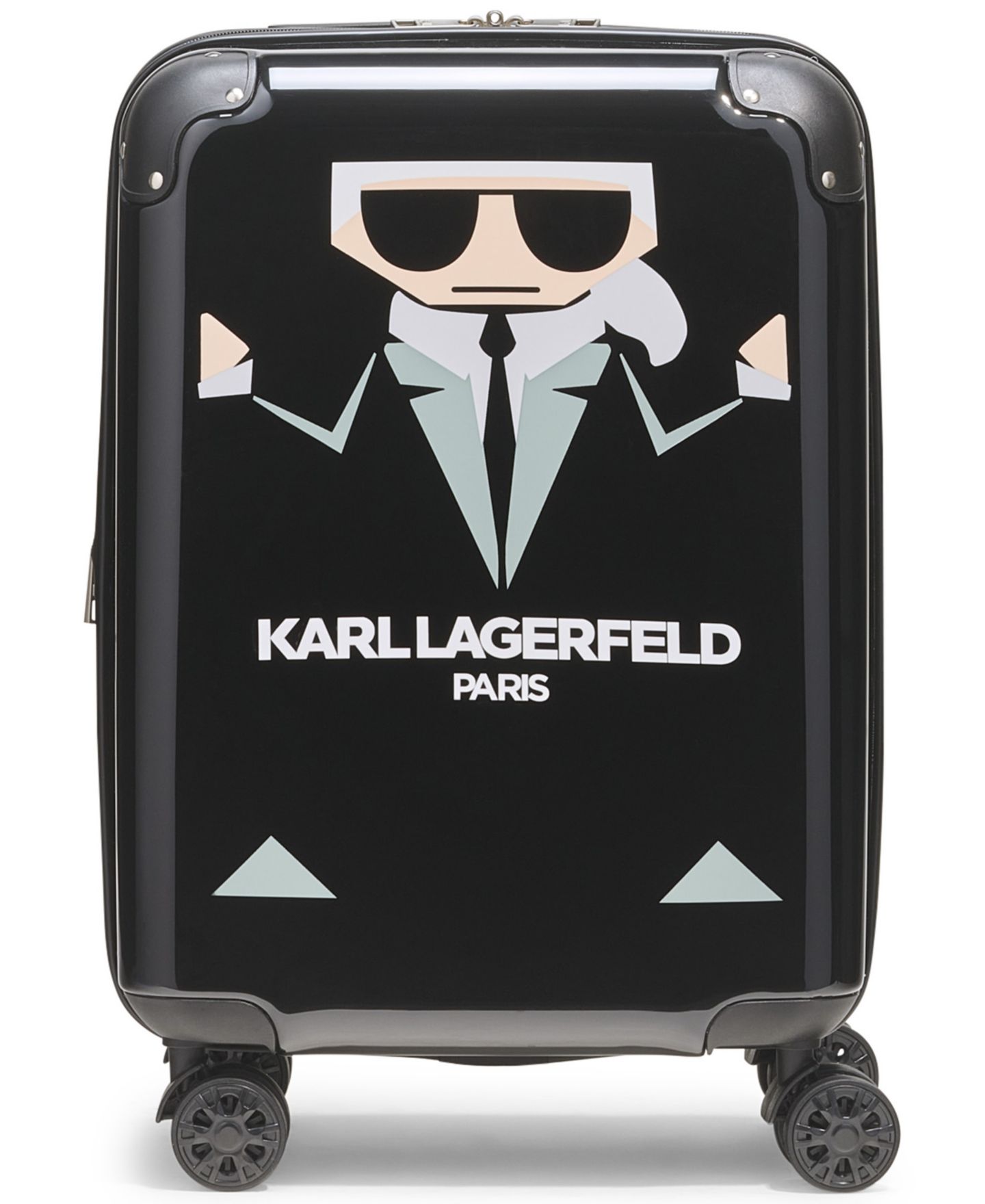 Чемодан KARL LAGERFELD PARIS Karl in a Box Small Upright Suitcase — фото 13